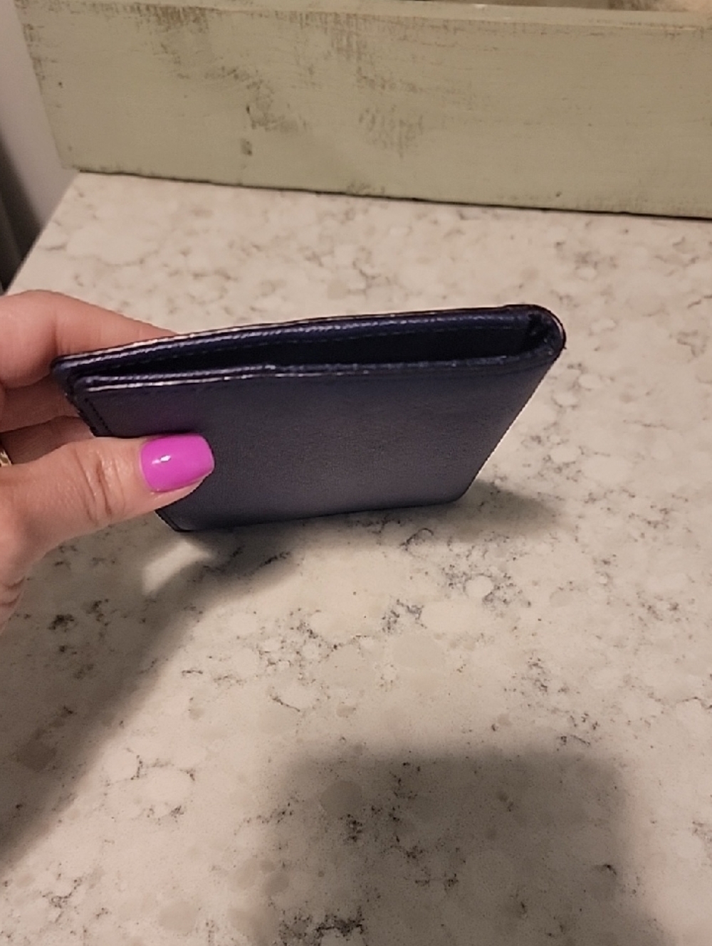 Kate Spade Navy Passport Holder with Turtle Applique "Under The Sea" Collection - Picture 8 of 11